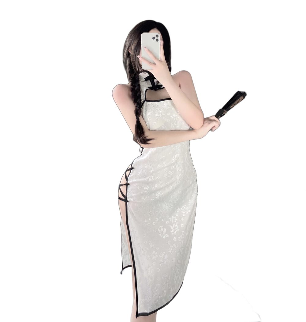 5570 Sexy Cosplay Lingerie Qipao Costume Cheongsam Dress Anime Babydoll